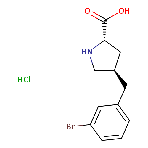 (2S,4R)-4-(3-Bromobenzyl)pyrrolidine-2-carboxylic acid hydrochloride