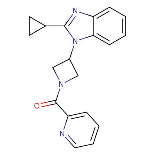 2-cyclopropyl-1-[1-(pyridine-2-carbonyl)azetidin-3-yl]-1H-1,3-benzodiazole