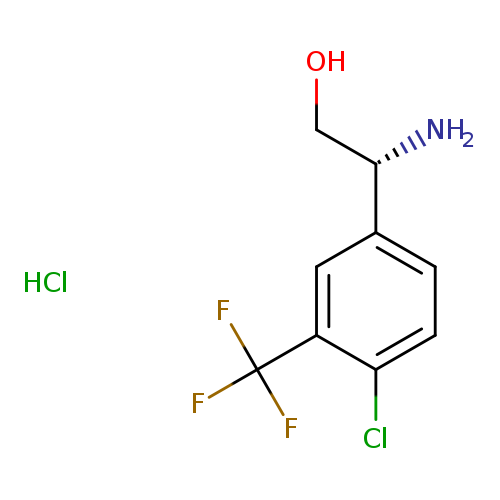 (2R)-2-AMINO-2-[4-CHLORO-3-(TRIFLUOROMETHYL)PHENYL]ETHAN-1-OL HCL