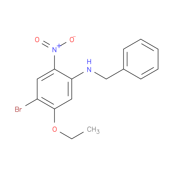 N-Benzyl-4-bromo-5-ethoxy-2-nitroaniline