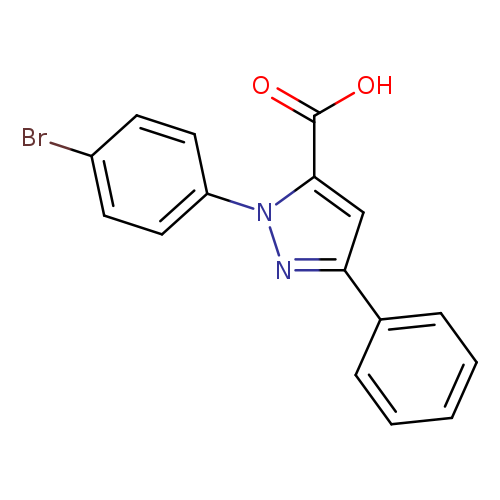 1-(4-Bromophenyl)-3-phenyl-1h-pyrazole-5-carboxylic acid