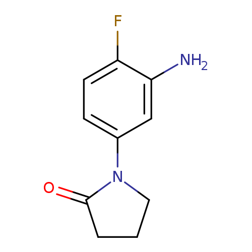 1-(3-amino-4-fluorophenyl)pyrrolidin-2-one