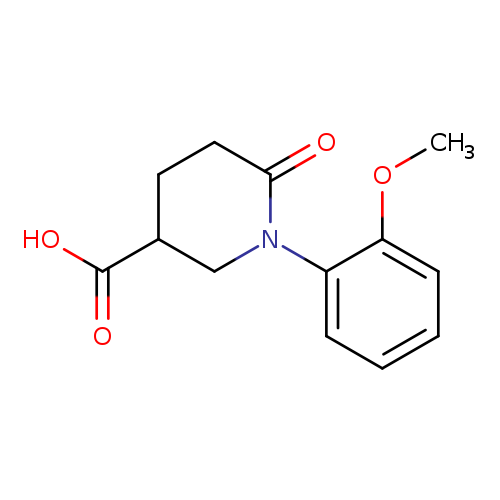 1-(2-methoxyphenyl)-6-oxopiperidine-3-carboxylic acid