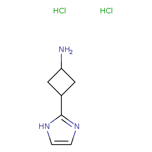 3-(1H-imidazol-2-yl)cyclobutan-1-amine dihydrochloride