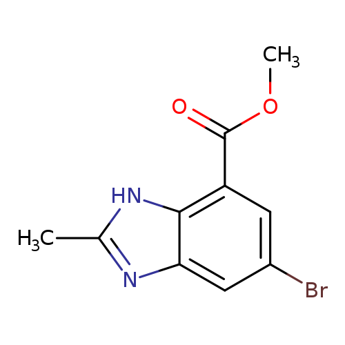 Methyl 5-bromo-2-methyl-1H-benzo[d]imidazole-7-carboxylate