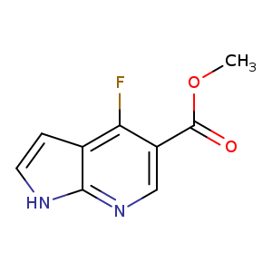 1H-Pyrrolo[2,3-b]pyridine-5-carboxylic acid, 4-fluoro-, methyl ester