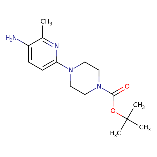 tert-Butyl 4-(5-amino-6-methylpyridin-2-yl)piperazine-1-carboxylate