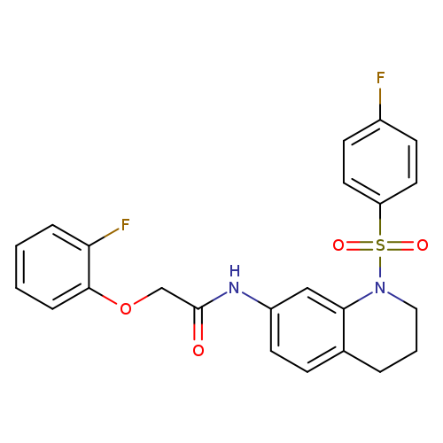 N-[1-(4-fluorobenzenesulfonyl)-1,2,3,4-tetrahydroquinolin-7-yl]-2-(2-fluorophenoxy)acetamide