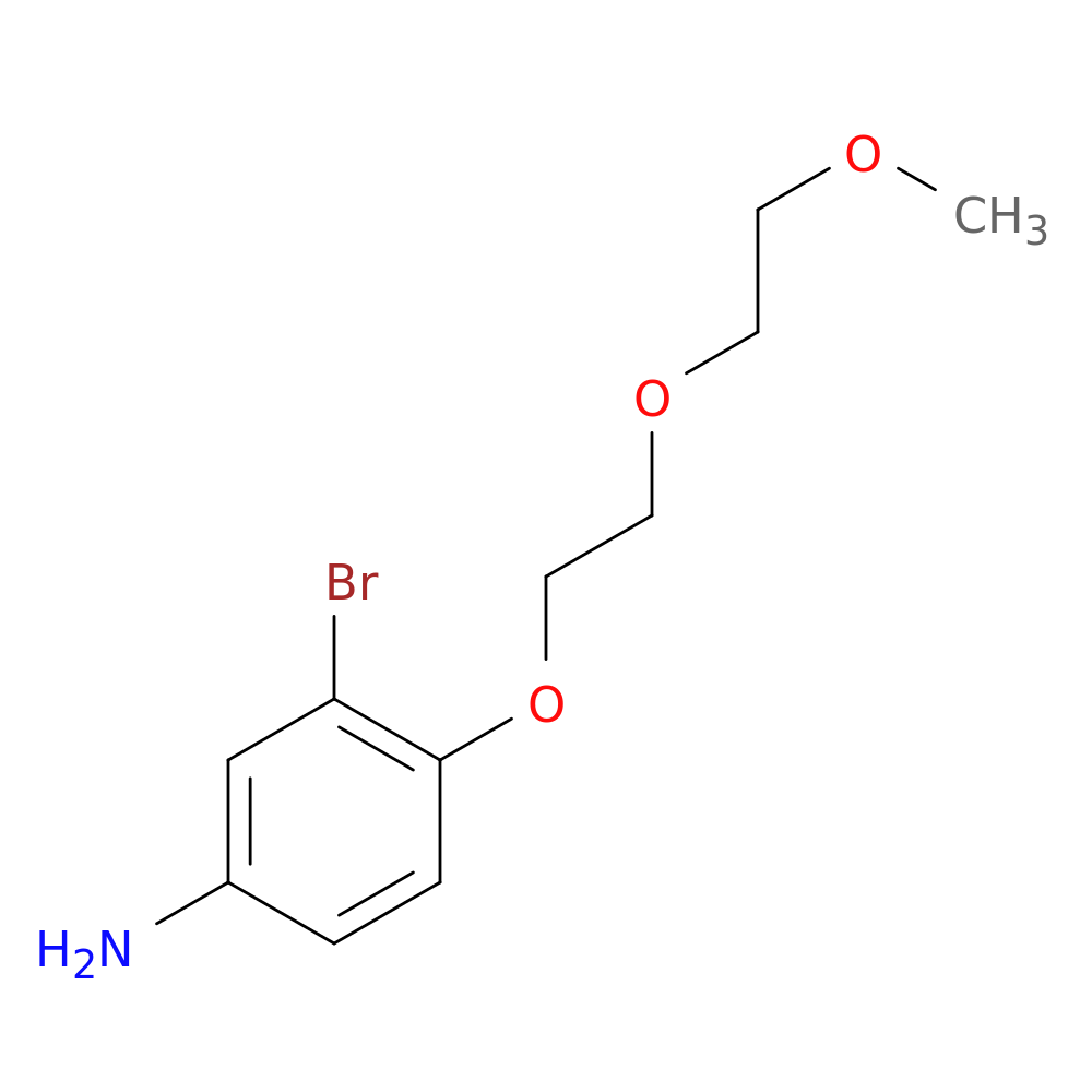 3-bromo-4-[2-(2-methoxyethoxy)ethoxy]aniline