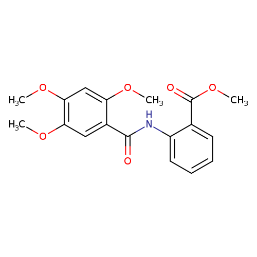 methyl 2-[(2,4,5-trimethoxybenzoyl)amino]benzoate
