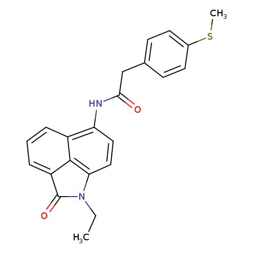 N-{2-ethyl-3-oxo-2-azatricyclo[6.3.1.0^{4,12}]dodeca-1(11),4,6,8(12),9-pentaen-9-yl}-2-[4-(methylsulfanyl)phenyl]acetamide