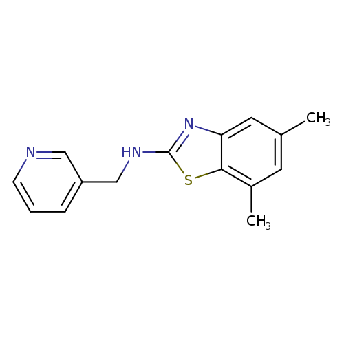 5,7-Dimethyl-N-(pyridin-3-ylmethyl)-1,3-benzothiazol-2-amine