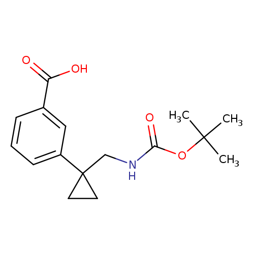 3-[1-({[(tert-butoxy)carbonyl]amino}methyl)cyclopropyl]benzoicacid