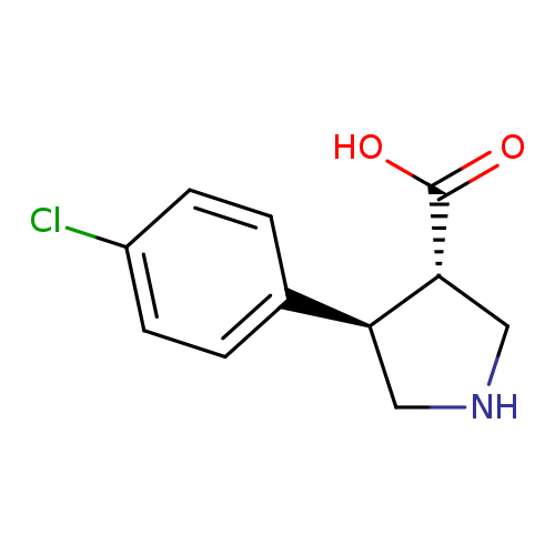 (3S,4R)-4-(4-Chlorophenyl)pyrrolidine-3-carboxylic acid