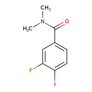 3-fluoro-4-iodo-N,N-dimethylbenzamide