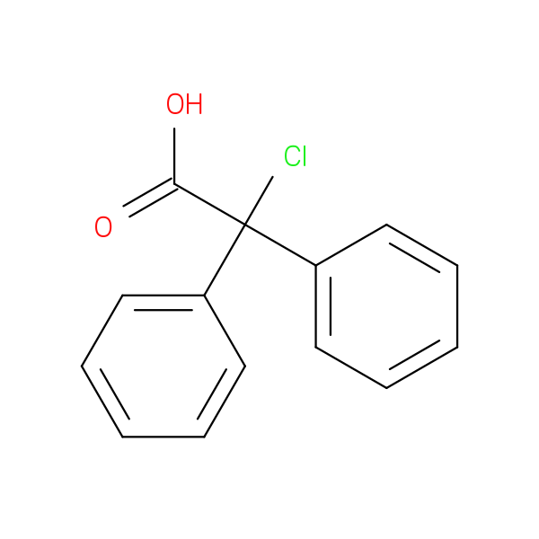 Benzeneacetic acid, a-chloro-a-phenyl-