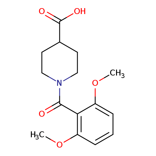 1-(2,6-Dimethoxybenzoyl)piperidine-4-carboxylic acid
