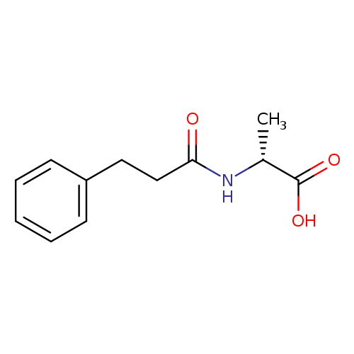 (2R)-2-(3-phenylpropanamido)propanoic acid