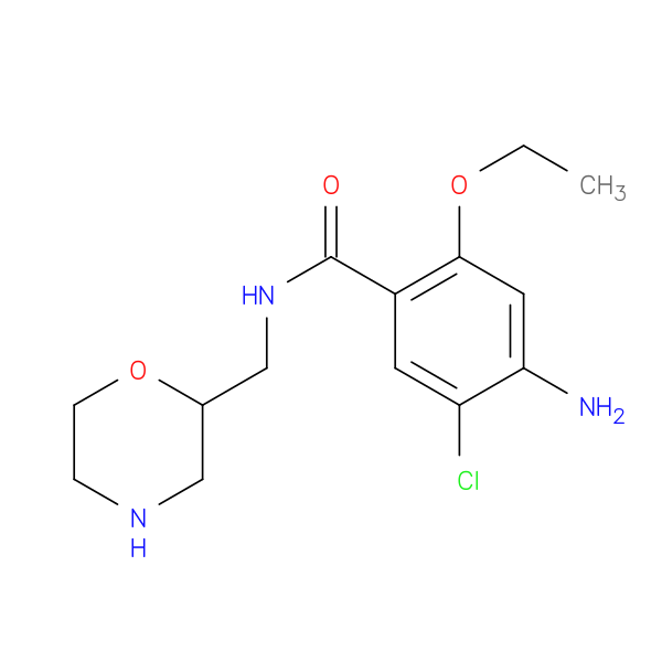 Benzamide,4-amino-5-chloro-2-ethoxy-N-(2-morpholinylmethyl)-