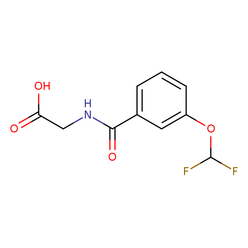 2-{[3-(difluoromethoxy)phenyl]formamido}acetic acid