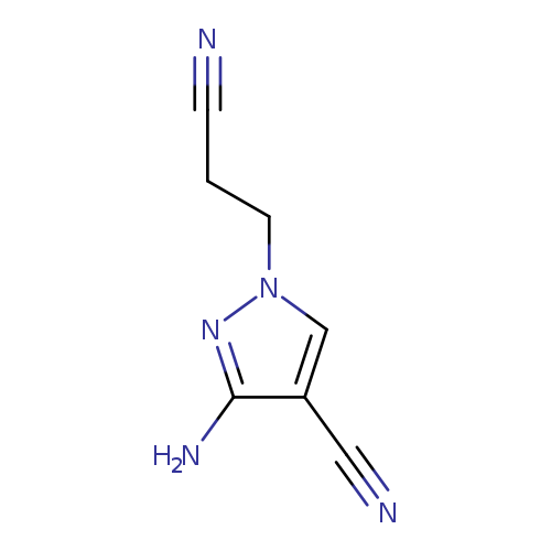 1H-Pyrazole-1-propanenitrile,  3-amino-4-cyano-