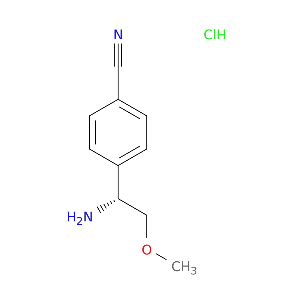 (R)-4-(1-Amino-2-Methoxyethyl)Benzonitrile Hydrochloride