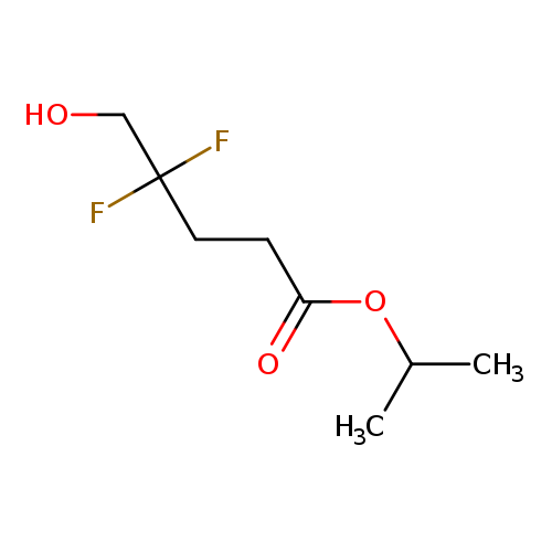 propan-2-yl 4,4-difluoro-5-hydroxypentanoate