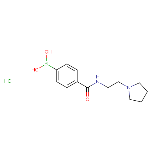 4-(2-(Pyrrolidin-1-yl)ethylcarbamoyl)phenylboronic acid, HCl