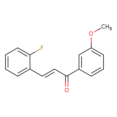 (2E)-3-(2-fluorophenyl)-1-(3-methoxyphenyl)prop-2-en-1-one