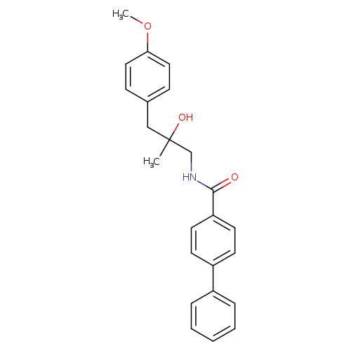 N-[2-hydroxy-3-(4-methoxyphenyl)-2-methylpropyl]-[1,1'-biphenyl]-4-carboxamide