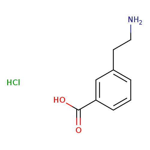 3-(2-aminoethyl)benzoic acid hydrochloride