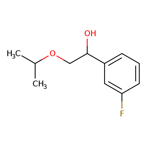 1-(3-fluorophenyl)-2-(propan-2-yloxy)ethan-1-ol