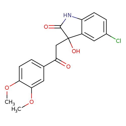 5-chloro-3-[2-(3,4-dimethoxyphenyl)-2-oxoethyl]-3-hydroxy-2,3-dihydro-1H-indol-2-one