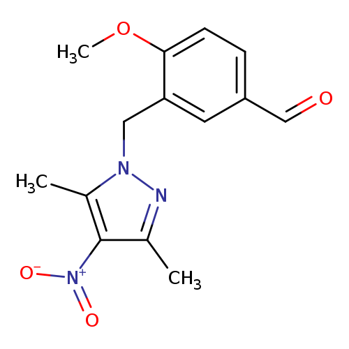 3-[(3,5-Dimethyl-4-nitro-1H-pyrazol-1-yl)methyl]-4-methoxybenzaldehyde