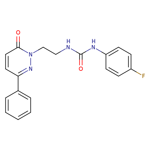 1-(4-fluorophenyl)-3-[2-(6-oxo-3-phenyl-1,6-dihydropyridazin-1-yl)ethyl]urea