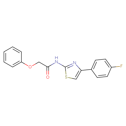 N-[4-(4-fluorophenyl)-1,3-thiazol-2-yl]-2-phenoxyacetamide