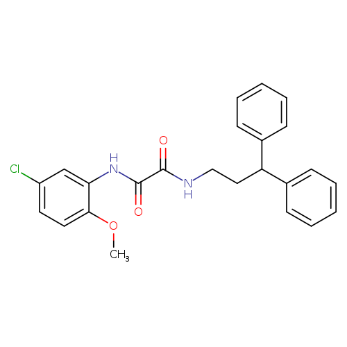 N-(5-chloro-2-methoxyphenyl)-N'-(3,3-diphenylpropyl)ethanediamide