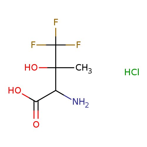 2-amino-4,4,4-trifluoro-3-hydroxy-3-methylbutanoic acid hydrochloride