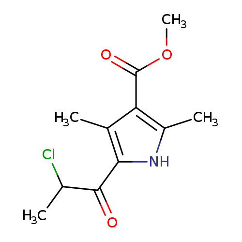 methyl 5-(2-chloropropanoyl)-2,4-dimethyl-1H-pyrrole-3-carboxylate
