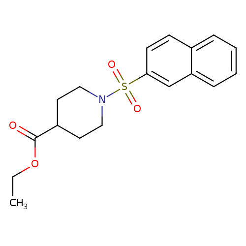 ethyl 1-(2-naphthylsulfonyl)-4-piperidinecarboxylate