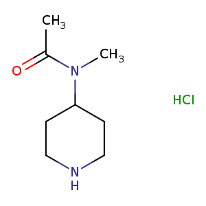 Acetamide, N-​methyl-​N-​4-​piperidinyl-​, hydrochloride (1:1)