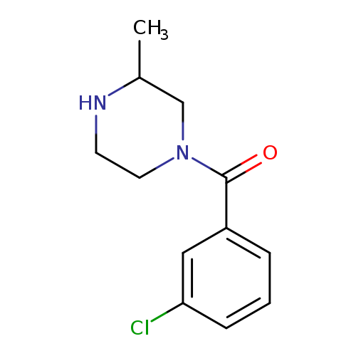 1-(3-chlorobenzoyl)-3-methylpiperazine