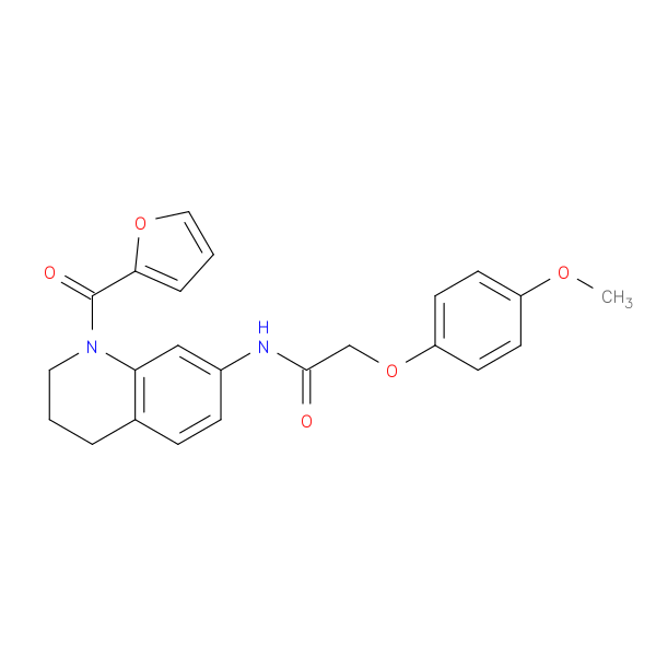 N-[1-(furan-2-carbonyl)-1,2,3,4-tetrahydroquinolin-7-yl]-2-(4-methoxyphenoxy)acetamide