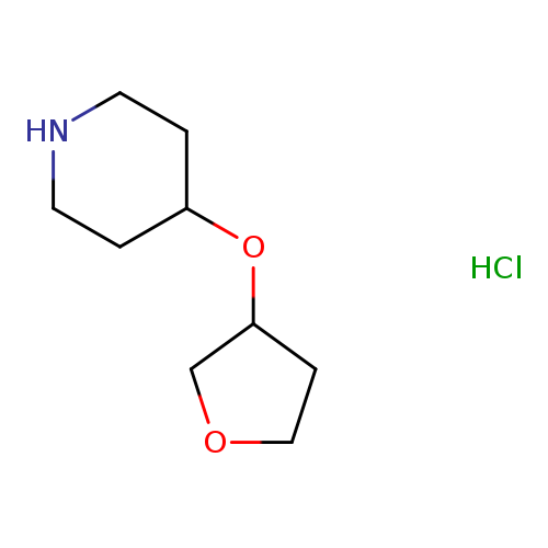 4-(oxolan-3-yloxy)piperidine hydrochloride