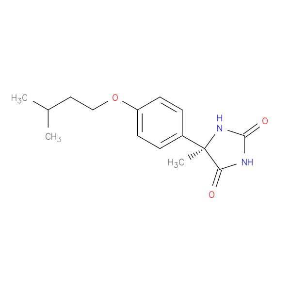 (5r)-5-methyl-5-[4-(3-methylbutoxy)phenyl]imidazolidine-2,4-dione