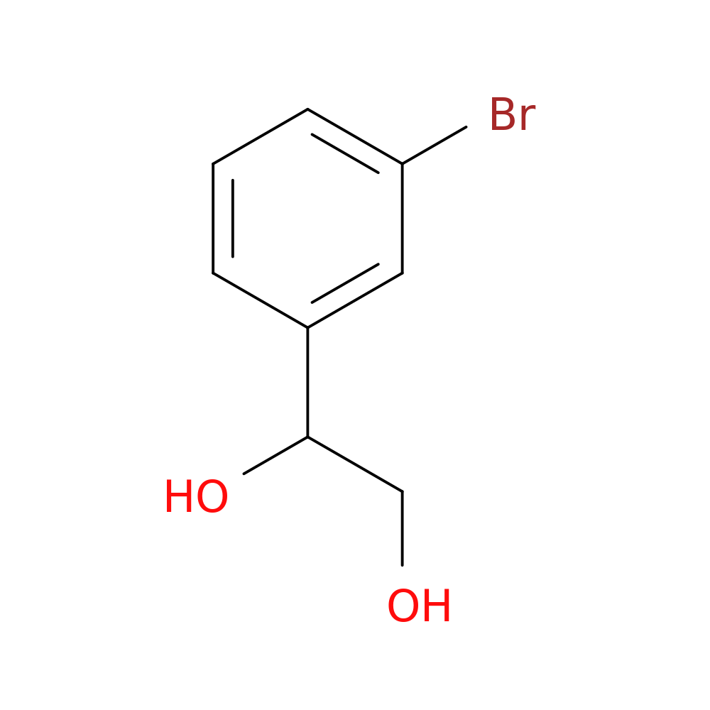 1-(3-bromophenyl)ethane-1,2-diol