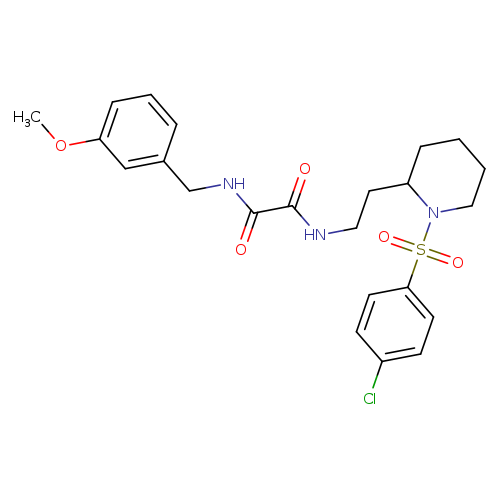 N-{2-[1-(4-chlorobenzenesulfonyl)piperidin-2-yl]ethyl}-N'-[(3-methoxyphenyl)methyl]ethanediamide