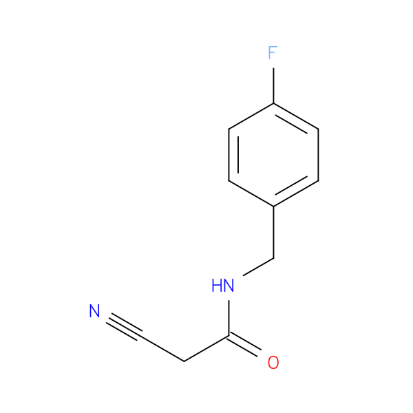 2-Cyano-n-(4-fluorobenzyl)acetamide