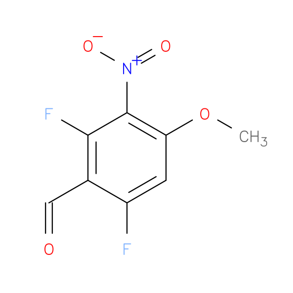 2,6-difluoro-4-methoxy-3-nitrobenzaldehyde