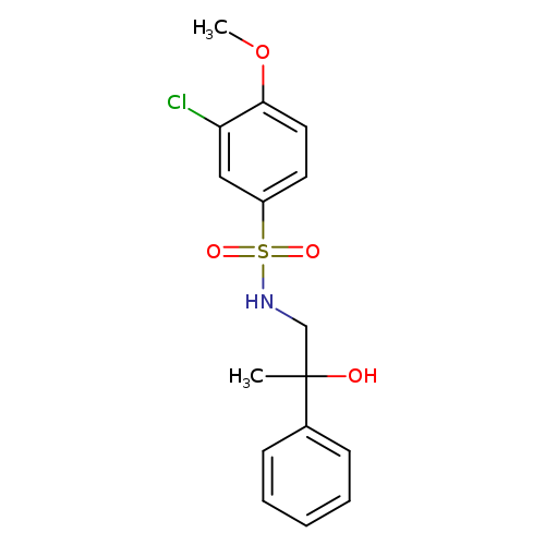 3-chloro-N-(2-hydroxy-2-phenylpropyl)-4-methoxybenzene-1-sulfonamide